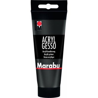 Akrylový šeps Marabu Acryl Gesso 100 ml černé – Hledejceny.cz