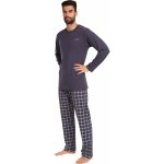 Gina 79149 pánské pyžamo dlouhé sv. šedé – Zbozi.Blesk.cz