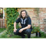 Pánská košile se slováckým vzorem bílá výšivka barevná – Hledejceny.cz