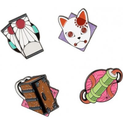 Grupo Erik Demon Slayer Pin Set 4 ks – Zboží Mobilmania