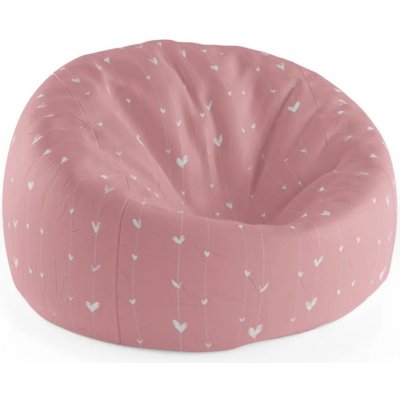 Sablio sedací vak Cocoon Asymetrická srdíčka 115 x 75 cm x 45 cm – Sleviste.cz