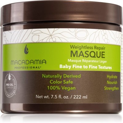 Macadamia Weightless Moisture Masque 222 ml – Zboží Mobilmania