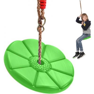 Jipos Tools Dětská houpačka květina zelená 01534 – Zboží Dáma