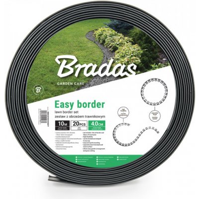 Bradas Easy Border 4 x 4000 cm Grafit 1 ks – Zbozi.Blesk.cz