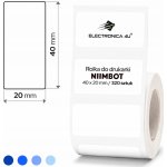 Niimbot R A2A88658401 40 x 20 mm 320 ks Bílé pro B21 B21S B3 B1S – Sleviste.cz