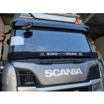 Nerezový kryt stěračů "květináč" Scania NTG 2017+ černý