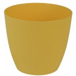 PLASTKON květináč Ella 15 cm žlutý – Sleviste.cz