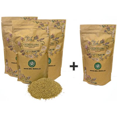 Bio Detox Ostropestřec Mariánský DRCENÝ PREMIUM 3 x 500 g – Zboží Dáma