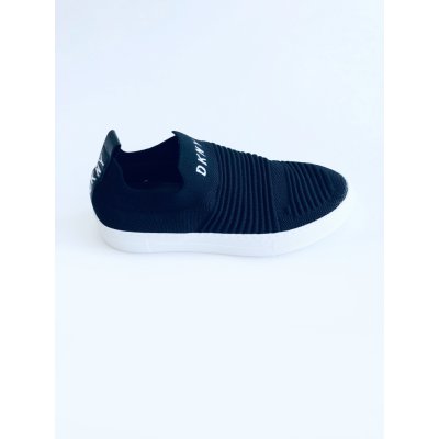 DKNY Mia Slip-On stylové sportovní tenisky s výšivkou černá