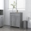 Koupelnový nábytek vidaXL šedá sonoma 60 x 33 x 80 cm kompozitní dřevo