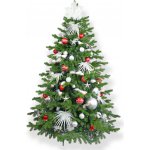 LAALU Vánoční stromek zdobený POLÁRNÍ ČERVENÁ II 213 ks ozdob 500 cm – Zboží Dáma