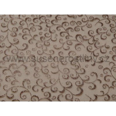 susenerostliny.cz vánoční organza B02 hnědá 36cm x 10y – Hledejceny.cz