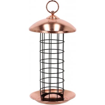 Esschert Design Krmítko pro ptáky na lojové koule závěsné Cooper 16 x 30 cm černá měď – Hledejceny.cz