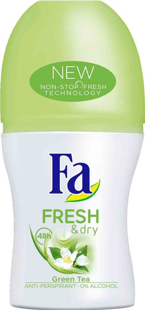 Fa Fresh & Dry Green Tea dámský deodorant roll-on 50 ml