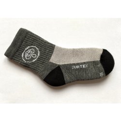 Surtex froté ponožky 95% merino - šedé