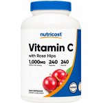 Nutricost Vitamin C with Rose Hips 240 kapslí – Hledejceny.cz