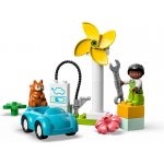 LEGO® DUPLO® 10985 Větrná turbína a elektromobil – Zboží Mobilmania