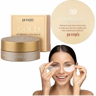 Petitfee & Koelf Gold & Snail Hydrogel Eye Patch 84 g – Zboží Dáma