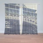 Sablio Záclony Eiffel Tower: 2ks 150x250cm – Hledejceny.cz