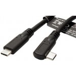 Roline 11.02.9075 USB 20Gbps (3.2 gen 2x2) USB C(M) - USB C(M) lomený, PD 100W, 1m, černý – Zboží Živě