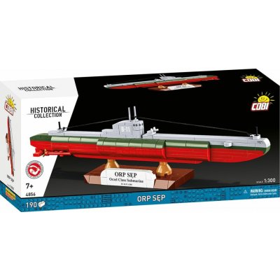 Cobi 4856 II WW Polská ponorka ORP Sep, 1:300, 190 k – Hledejceny.cz