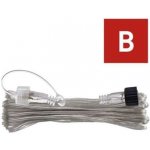 Prodlužovací kabel pro spojovací řetězy Standard transparentní 10 m venkovní i vnitřní EMOS D1ZB02 – Sleviste.cz