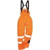Pracovní oděv Portwest Zateplené kalhoty Bizflame Rain Hi-Vis Antistatic FR oranžová 96252