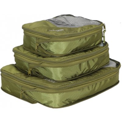 Cestovní organizér Zulu Compression Cube Set zelená – Sleviste.cz