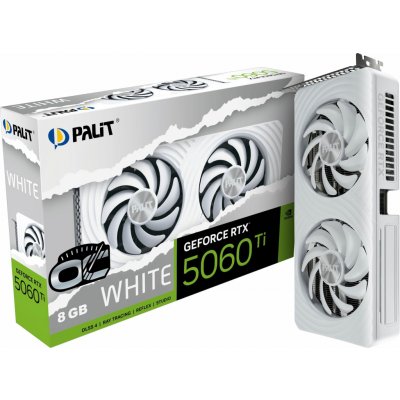 Palit GeForce RTX 5060Ti WHITE OC 8GB GDDR7 NE7506TU19P1-GB2062M – Zboží Živě