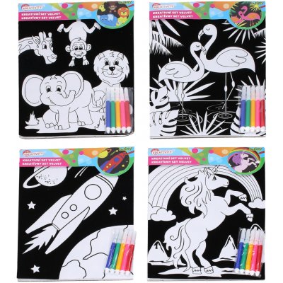 Wiky Kreativní set velvet 21,5x30 cm + 5ks fix – Hledejceny.cz