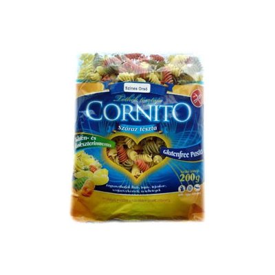 CORNITO Těstoviny spirály barevné bez lepku 200 g