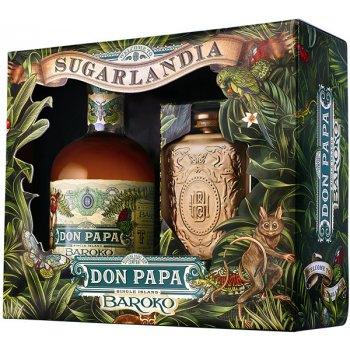 Don Papa Baroko 40% 0,7 l (dárkové balení placatka)