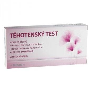 MedPharma těhotenský test 10 mlU ml 2 ks
