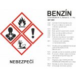 GHS štítek - Benzín samolepící vinylová fólie A6 (148 x 105 mm) – Zboží Dáma