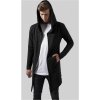 Pánský rolák Long Hooded Open Edge Cardigan charcoal