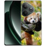 mmCase gelový na Realme GT 6 5G/GT 6T 5G panda červená – Zboží Živě