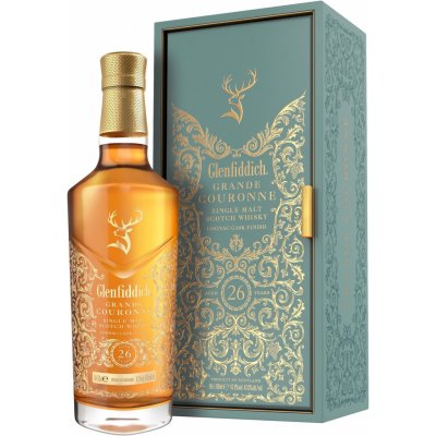Glenfiddich 26y Grande Couronne Cognac Cask Finish 43,8% 0,7 l (kazeta) – Hledejceny.cz