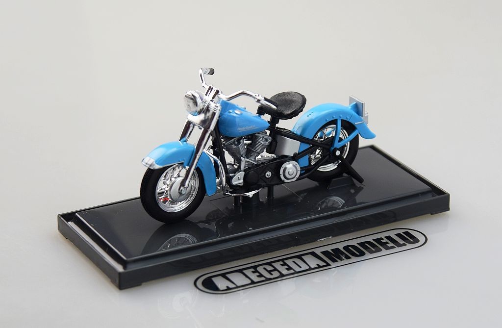 Harley Davidson Maisto 1953 74FL Hydra Glide modrá 1:18