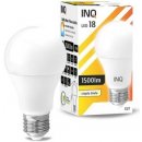 INQ LED žárovka E27 18W A70 teplá bílá