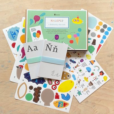 Nalepuj a dokresluj abecedu – Zboží Dáma