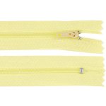 Spirálový zip šíře 3 mm délka 25 cm pinlock 108 žlutá narcisová světlá – Zboží Dáma