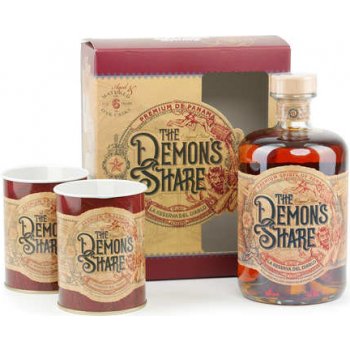 The Demon's Share EL DIABLO 40% 0,7 l (dárkové balení 2 plecháčky)