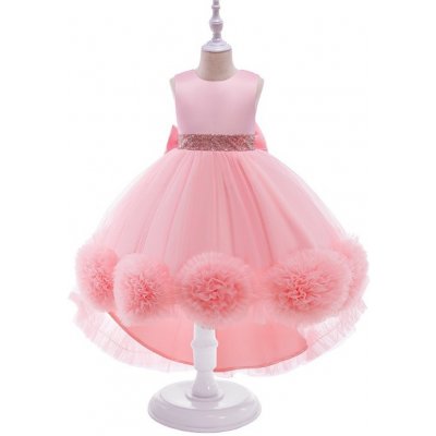 Dívčí společenské šaty Laura růžová – Zboží Dáma