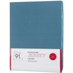 Eurofirany Jersey prostěradlo s gumou Design91 tmavě modré 120x200 – Zboží Dáma
