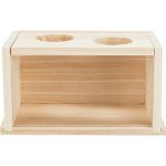 Trixie Písková lázeň pro myši/křečky dřevěná 22 x 12 x 12 cm – Zboží Mobilmania
