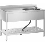 Royal Catering Mycí stůl RCSSS-120X60-S – Zboží Dáma