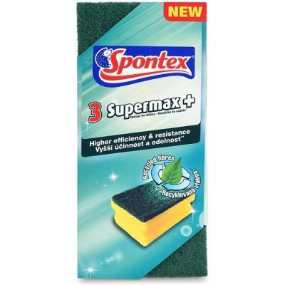 Spontex Super Max+ houba tvarovaná velká 3 ks – Zbozi.Blesk.cz