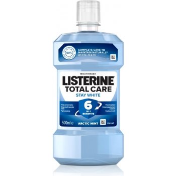 Listerine Stay White ústní voda s bělicím účinkem příchuť Arctic Mint (Antibacterial Mouthwash) 500 ml