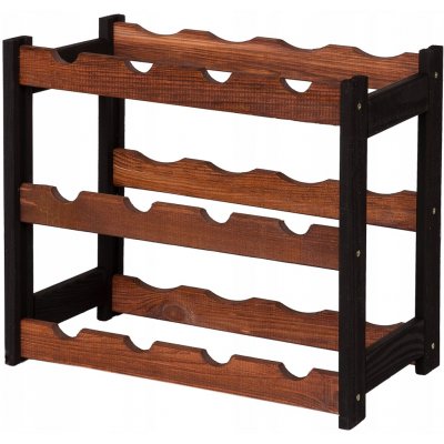 STOLMAK Stojan na víno dřevěný regál pro 12 lahví WCD-12.5907167 – Sleviste.cz