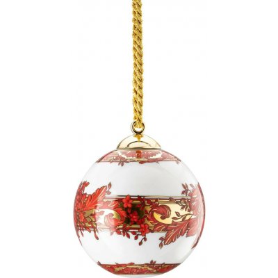 Rosenthal Porcelánová vánoční koule Versace Medusa Garland Ø 7,5 cm červená 14283-409958-27940 – Zboží Dáma